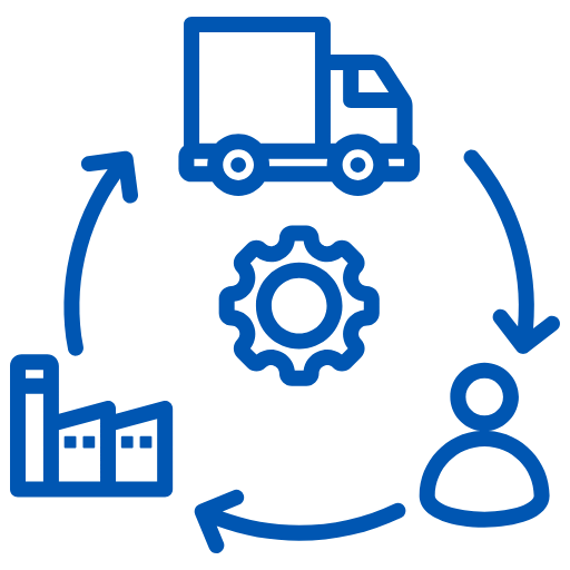 Procurement and Supply Chain Icon